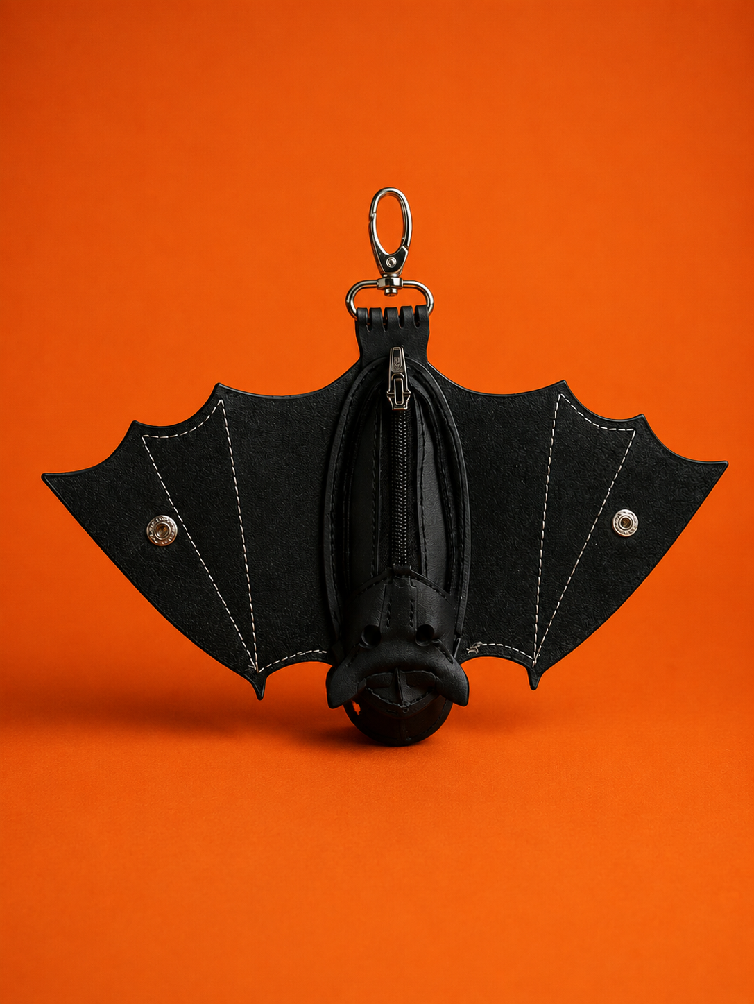 Bat keychain pouch